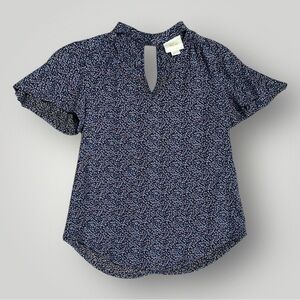 Maeve by Anthropologie Floral
Keyhole Neck Blouse - XS